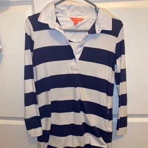 JOE FRESH STRIPED COLLARD DRESS💙